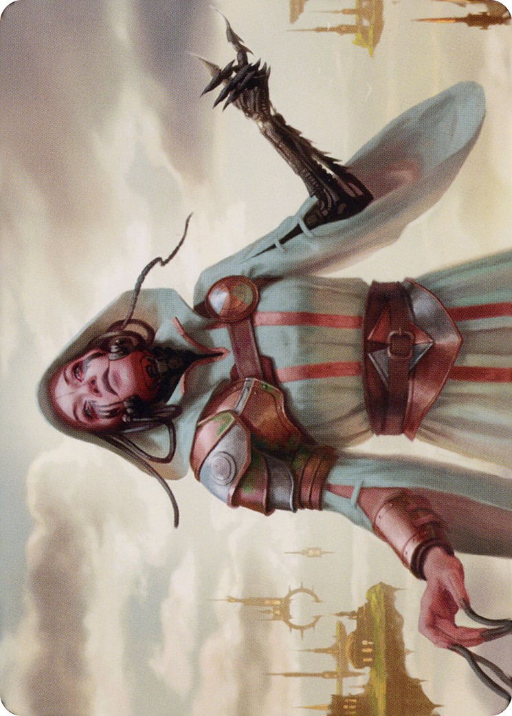 2022 Magic: The Gathering Dominaria United Art Series Phyrexian Missionary // Phyrexian Missionary #11 trading card