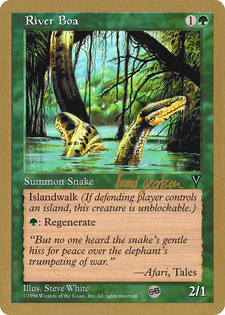 1997 Magic: The Gathering World Championship Decks 1997 Magic: The Gathering World Championship Decks #sg118sb trading card