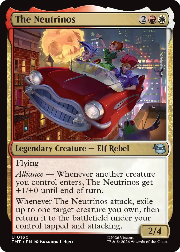 2026 Magic: The Gathering Teenage Mutant Ninja Turtles 2026 Magic: The Gathering Teenage Mutant Ninja Turtles #160 trading ca