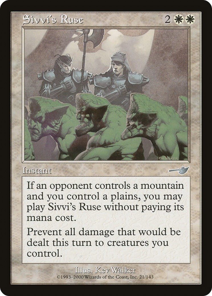 2000 Magic: The Gathering Nemesis 2000 Magic: The Gathering Nemesis #21 trading card