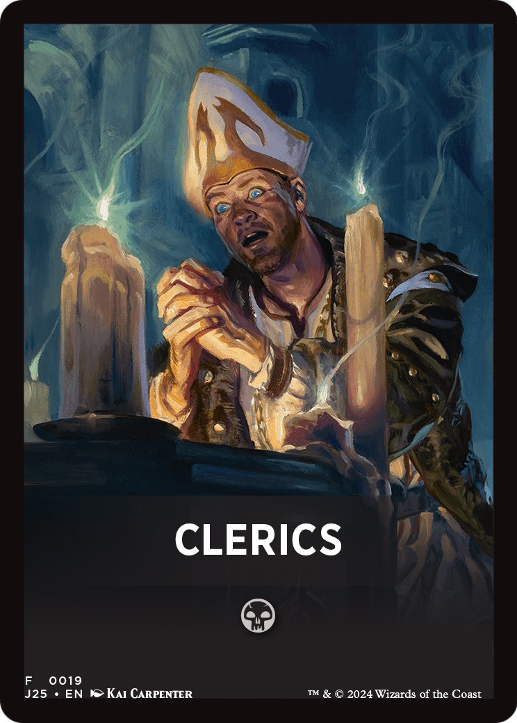 2024 Magic: The Gathering Foundations Jumpstart Front Cards Clerics #19 trading card