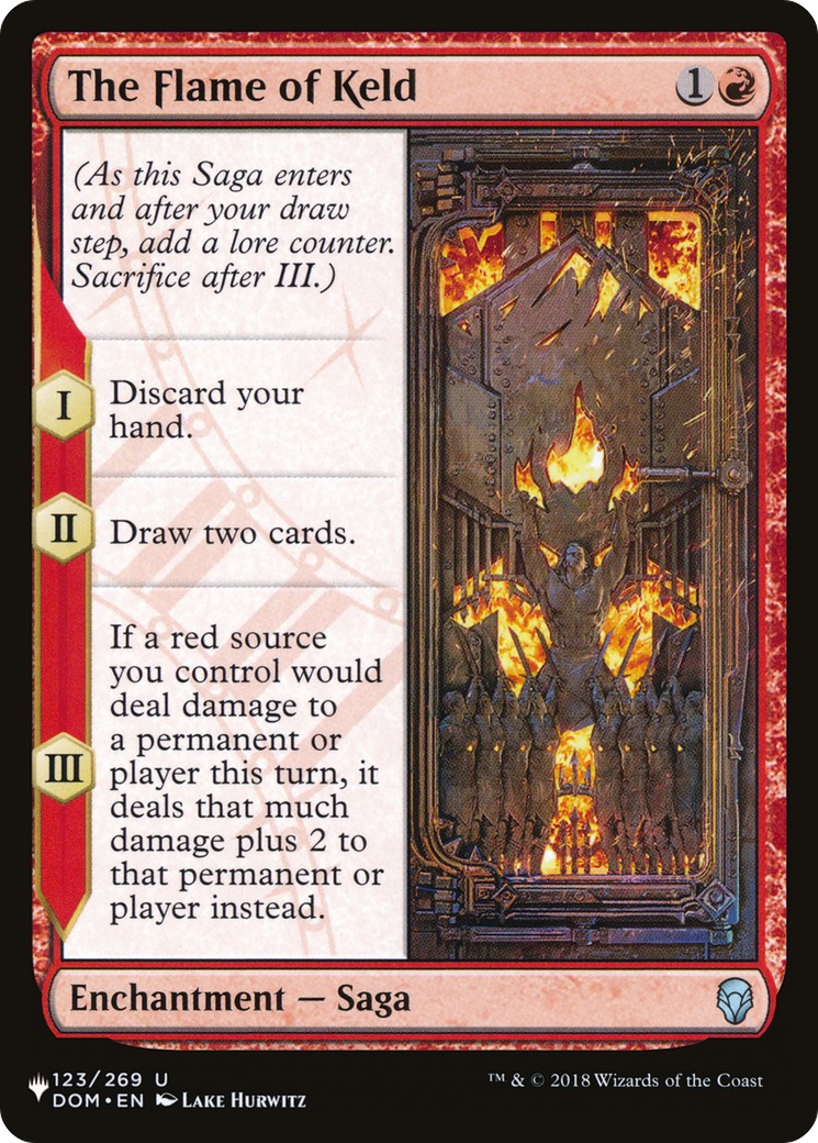 2020 Magic: The Gathering The List 2020 Magic: The Gathering The List #DOM-123 trading card
