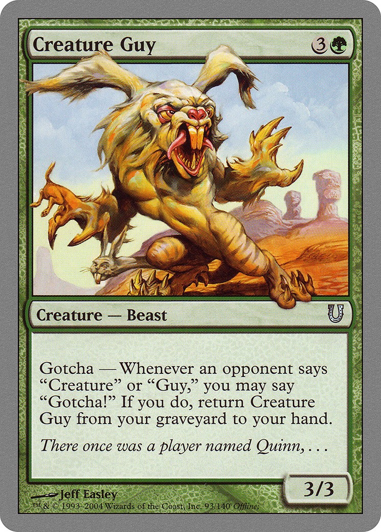 2004 Magic: The Gathering Unhinged 2004 Magic: The Gathering Unhinged #93 trading card
