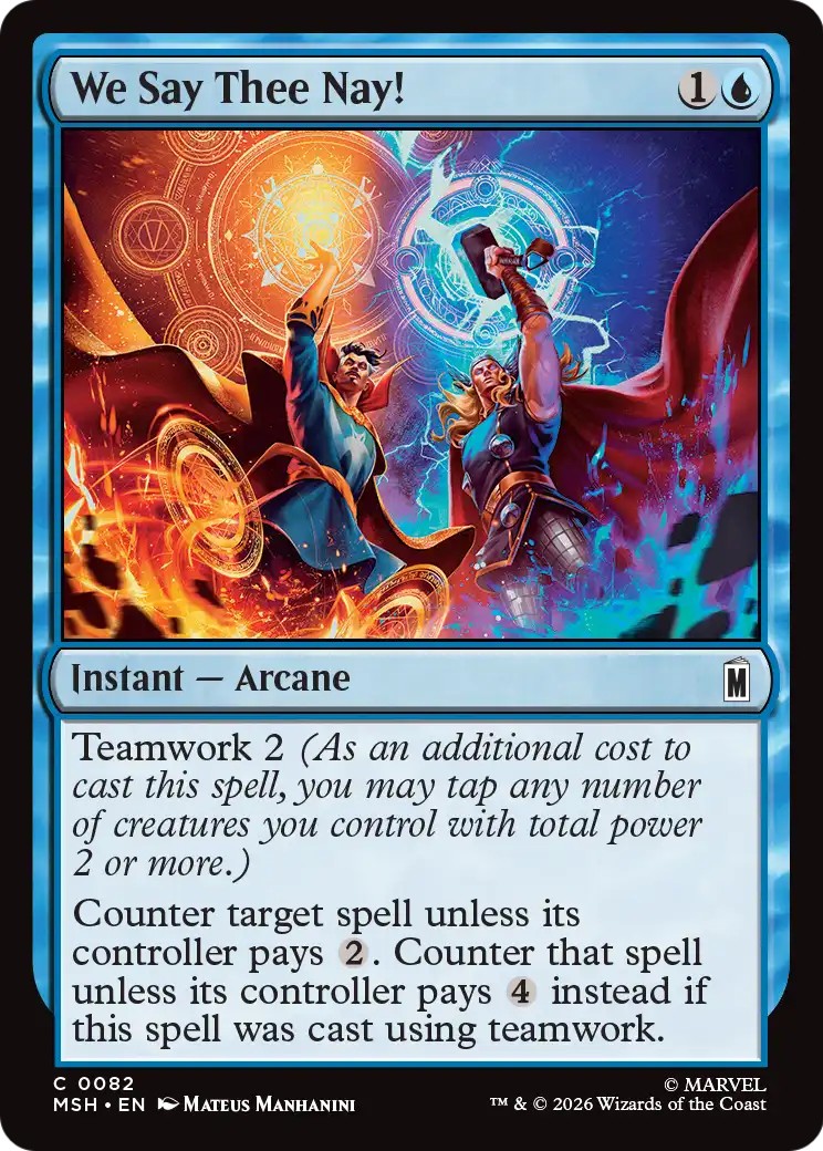 2026 Magic: The Gathering Marvel Super Heroes 2026 Magic: The Gathering Marvel Super Heroes #82 trading card