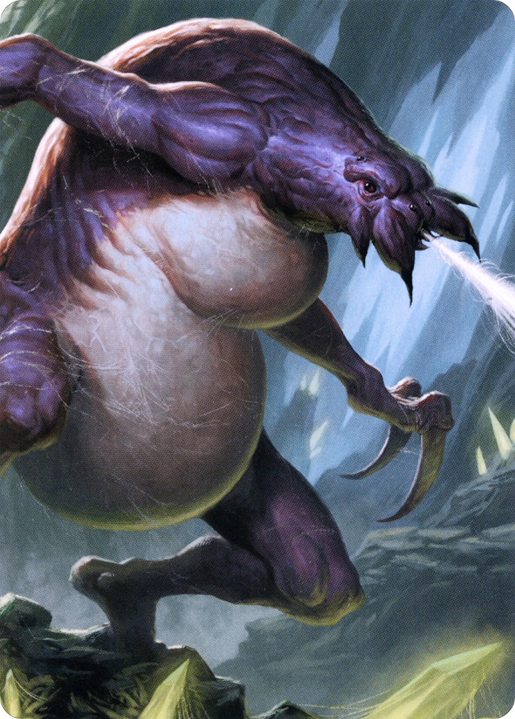2022 Magic: The Gathering Battle for Baldur's Gate Art Series Ettercap // Ettercap #14 trading card