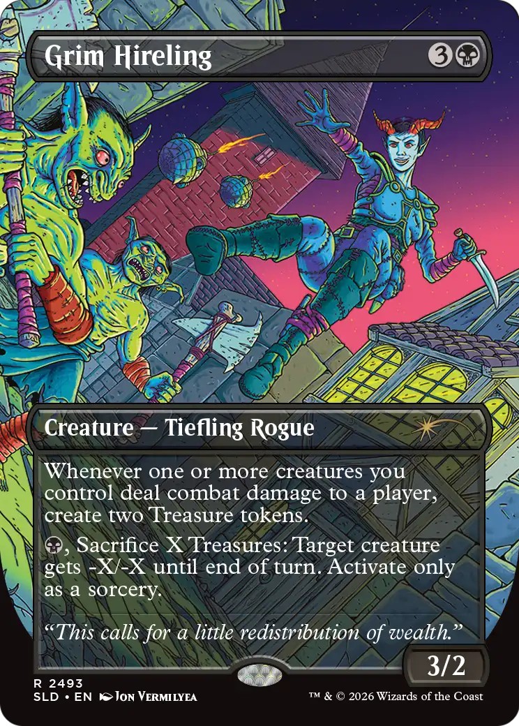 2026 Magic: The Gathering Secret Lair Drop 2026 Magic: The Gathering Secret Lair Drop #2493 trading card