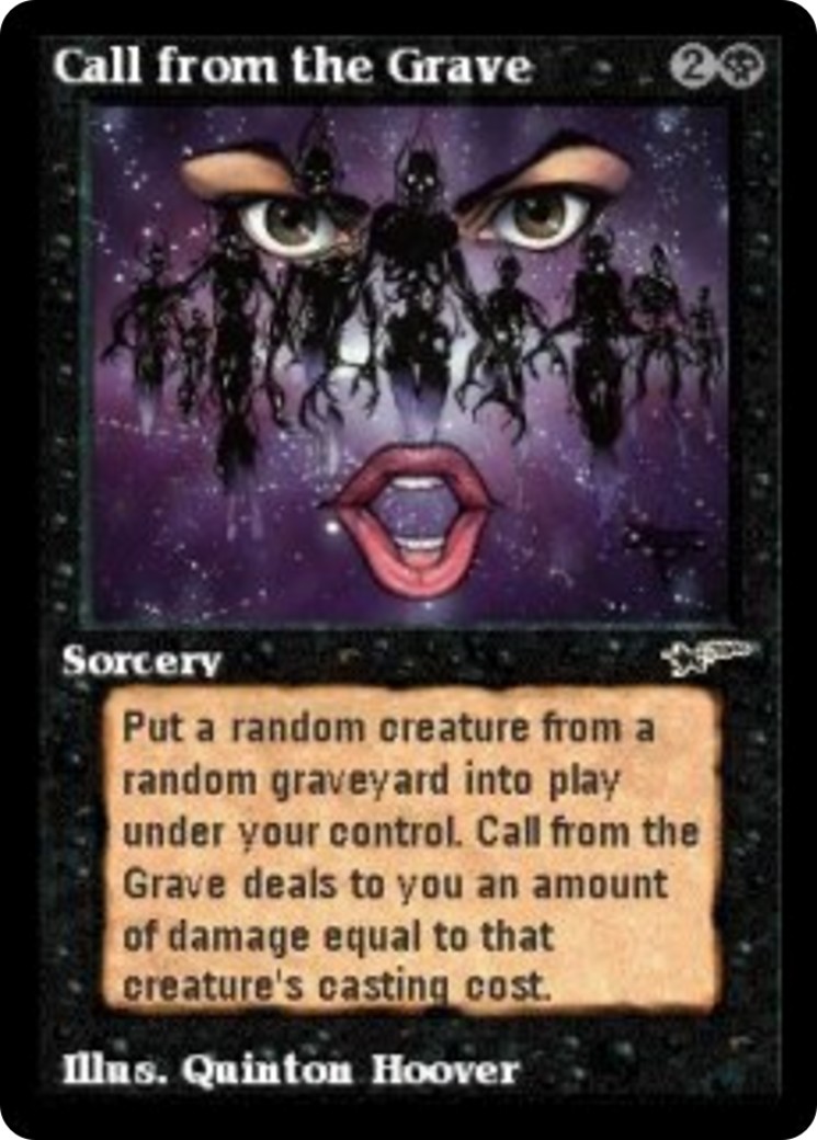 1997 Magic: The Gathering Astral Cards Call from the Grave #2 trading card
