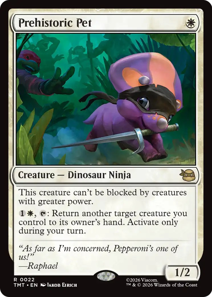 2026 Magic: The Gathering Teenage Mutant Ninja Turtles 2026 Magic: The Gathering Teenage Mutant Ninja Turtles #22 trading car