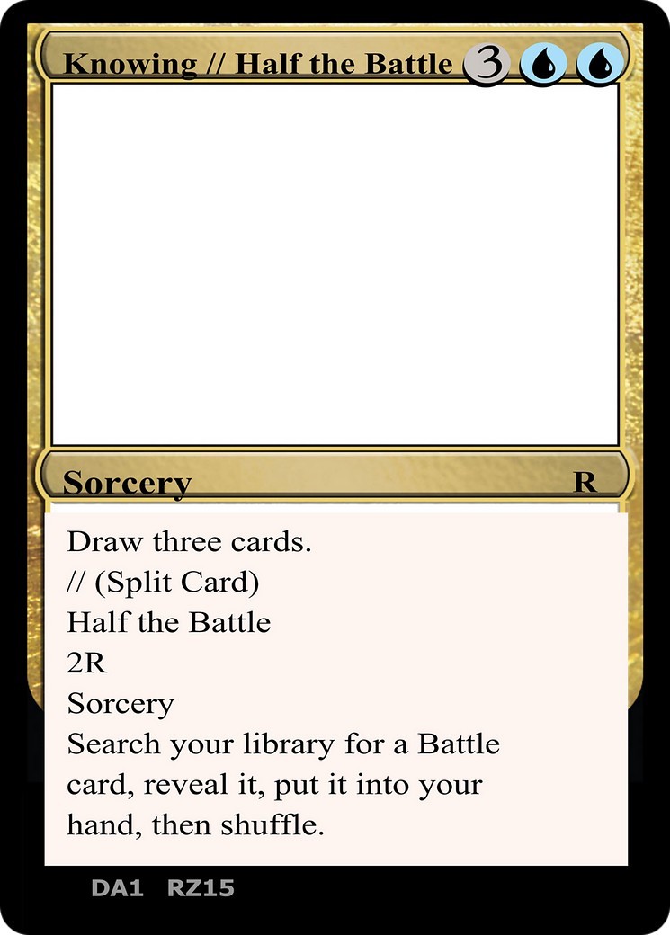 Knowing // Half the Battle - Image 1