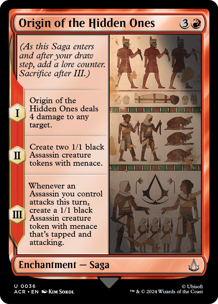 2024 Magic: The Gathering Assassin's Creed 2024 Magic: The Gathering Assassin's Creed #36 trading card