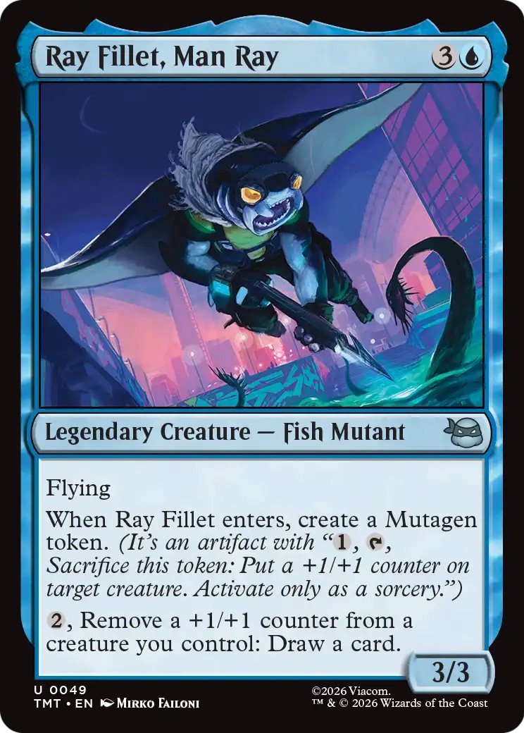 2026 Magic: The Gathering Teenage Mutant Ninja Turtles 2026 Magic: The Gathering Teenage Mutant Ninja Turtles #49 trading car