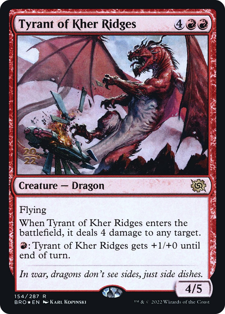 2022 Magic: The Gathering The Brothers' War Promos 2022 Magic: The Gathering The Brothers' War Promos #154s trading card