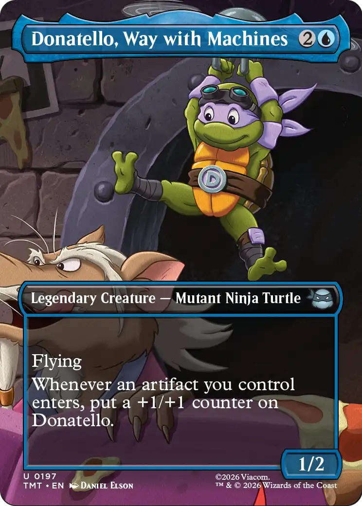 2026 Magic: The Gathering Teenage Mutant Ninja Turtles 2026 Magic: The Gathering Teenage Mutant Ninja Turtles #197 trading ca