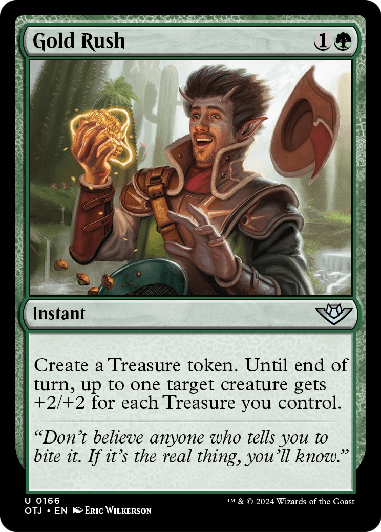 2024 Magic: The Gathering Outlaws of Thunder Junction 2024 Magic: The Gathering Outlaws of Thunder Junction #166 trading card
