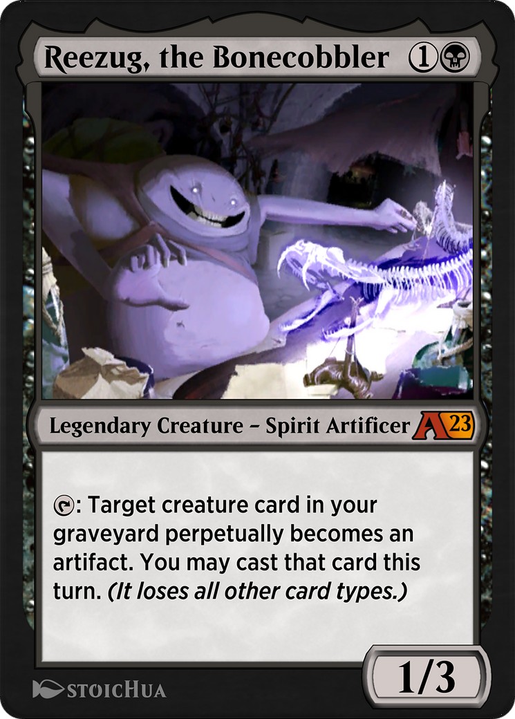 2022 Magic: The Gathering Alchemy: Dominaria Reezug, the Bonecobbler #10 trading card