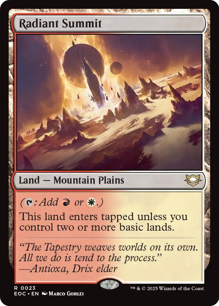 2025 Magic: The Gathering Edge of Eternities 2025 Magic: The Gathering Edge of Eternities #23 trading card