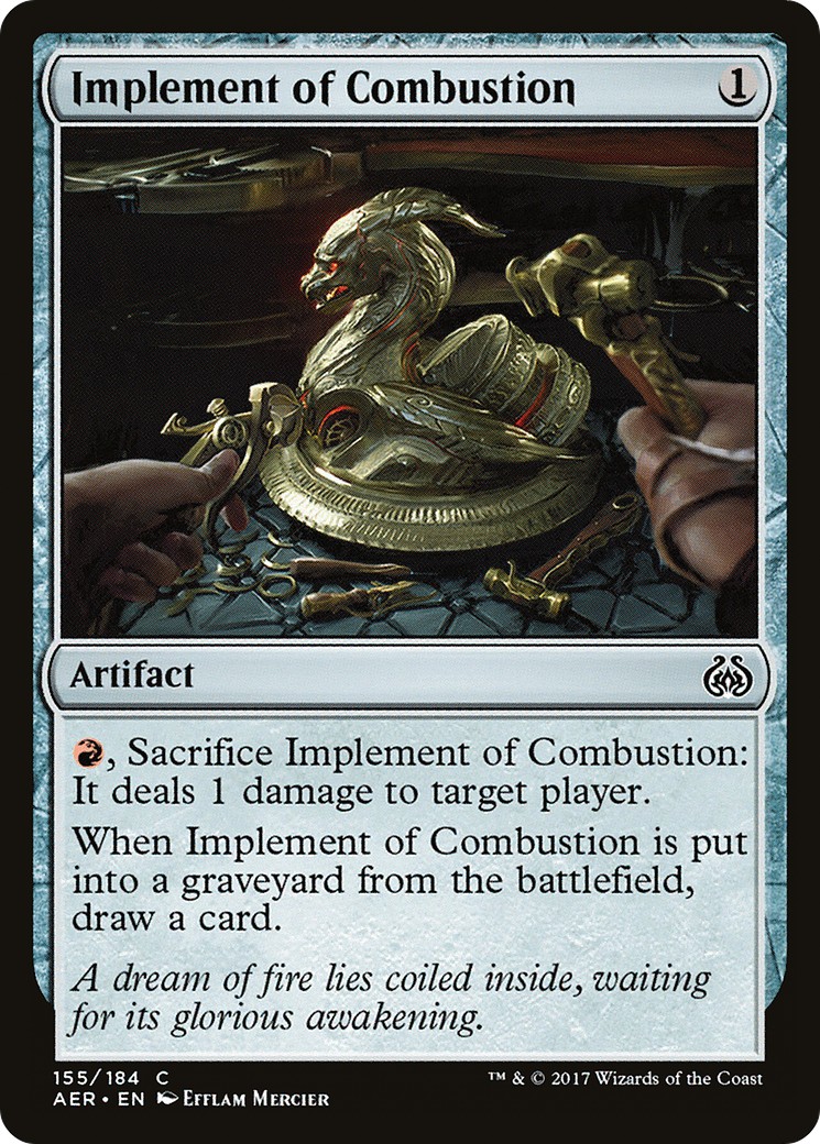 2017 Magic: The Gathering Aether Revolt 2017 Magic: The Gathering Aether Revolt #155 trading card