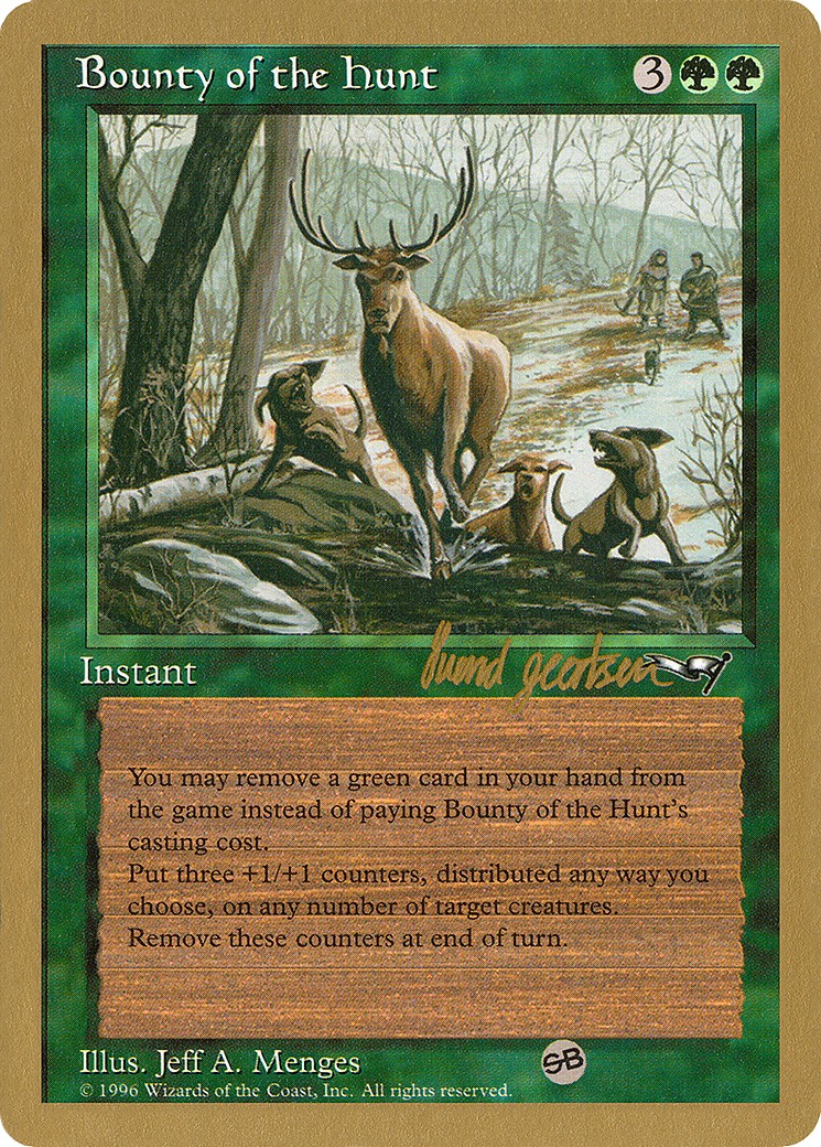 1997 Magic: The Gathering World Championship Decks 1997 Magic: The Gathering World Championship Decks #sg85sb trading card