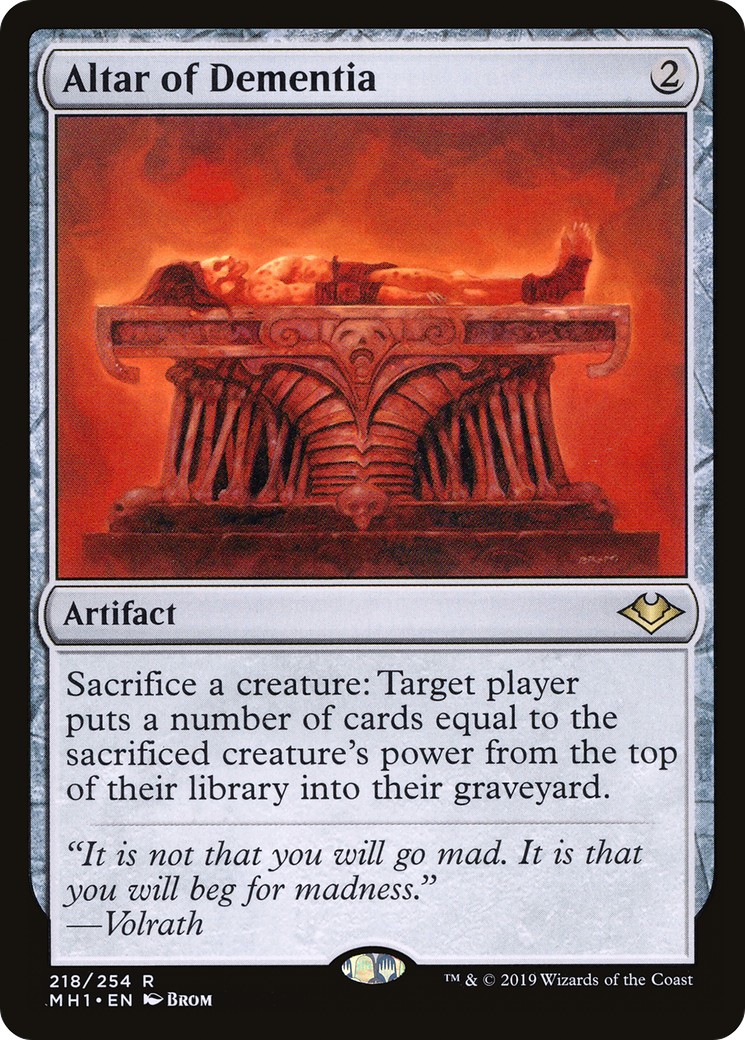 2019 Magic: The Gathering Modern Horizons 2019 Magic: The Gathering Modern Horizons #218 trading card