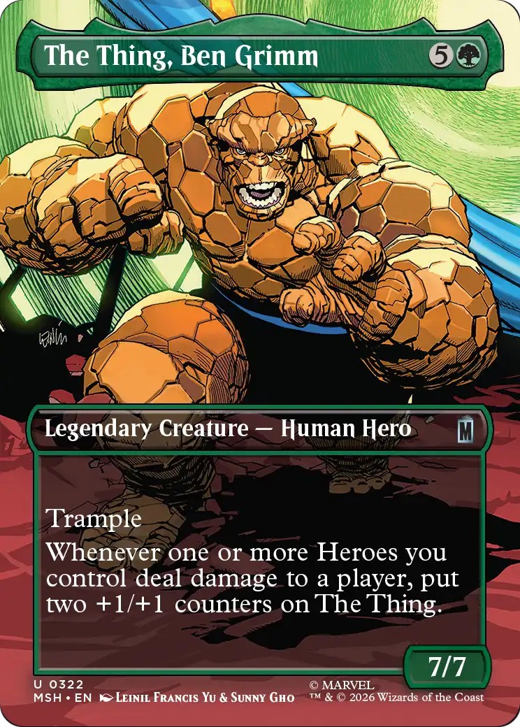 2026 Magic: The Gathering Marvel Super Heroes 2026 Magic: The Gathering Marvel Super Heroes #322 trading card