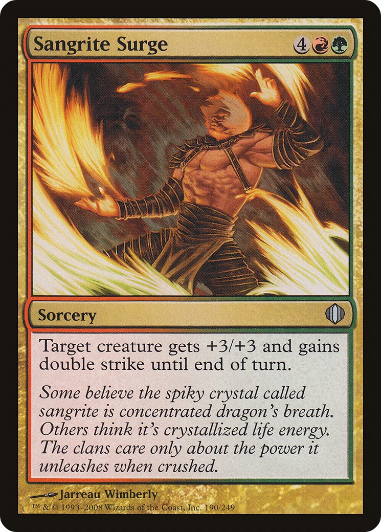 2008 Magic: The Gathering Shards of Alara 2008 Magic: The Gathering Shards of Alara #190 trading card