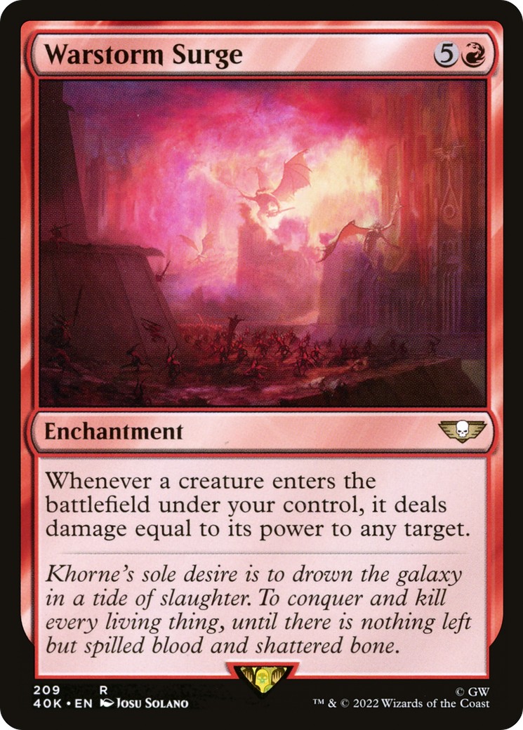 2022 Magic: The Gathering Warhammer 40,000 2022 Magic: The Gathering Warhammer 40,000 #209 trading card