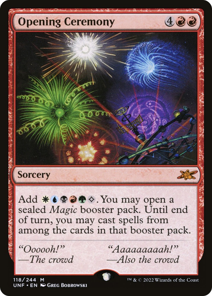 2022 Magic: The Gathering Unfinity 2022 Magic: The Gathering Unfinity #118 trading card