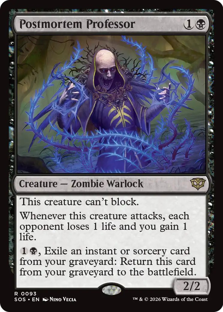 2026 Magic: The Gathering Secrets of Strixhaven 2026 Magic: The Gathering Secrets of Strixhaven #93 trading card