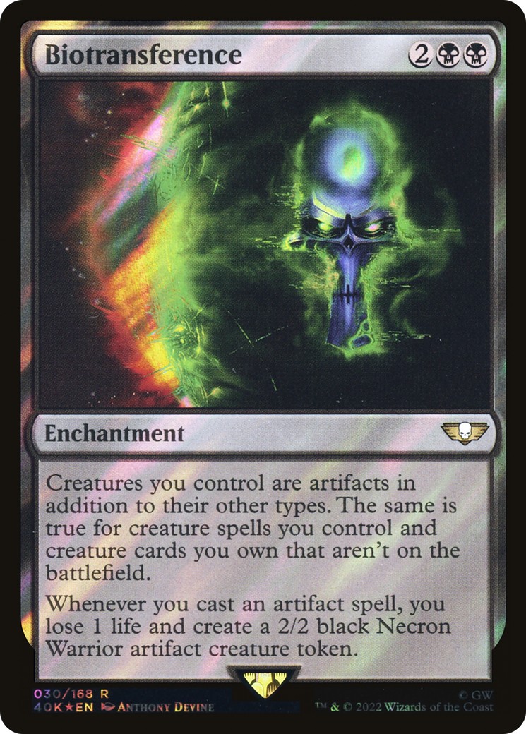 2022 Magic: The Gathering Warhammer 40,000 2022 Magic: The Gathering Warhammer 40,000 #30★ trading card