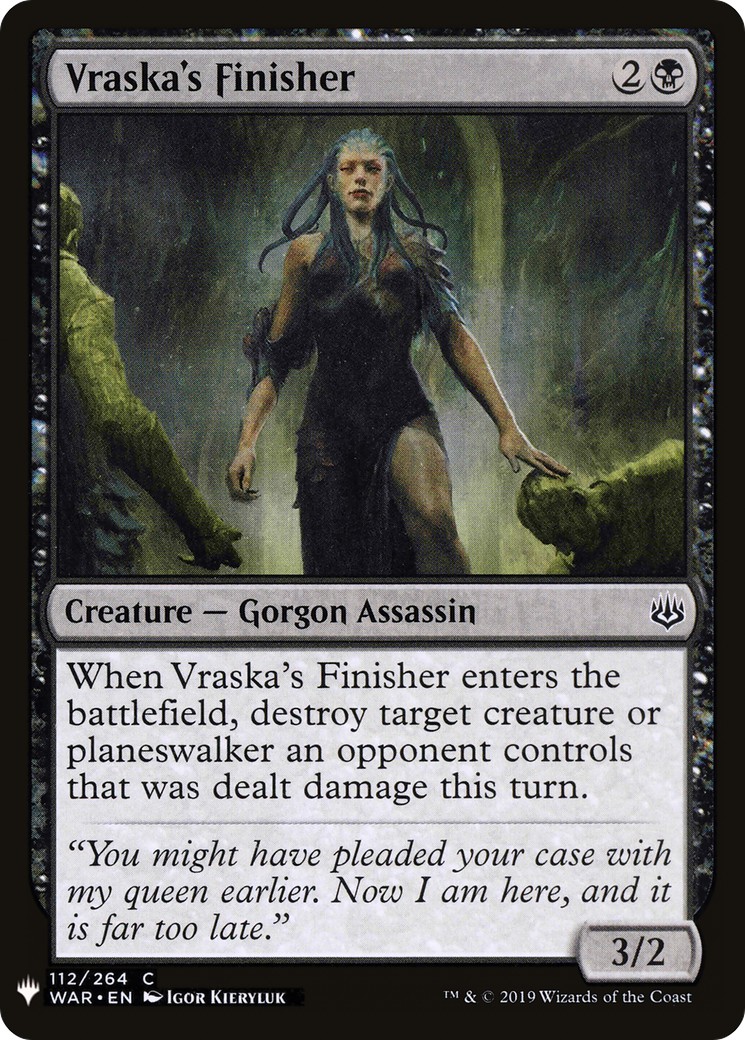 2019 Magic: The Gathering The List 2019 Magic: The Gathering The List #WAR-112 trading card