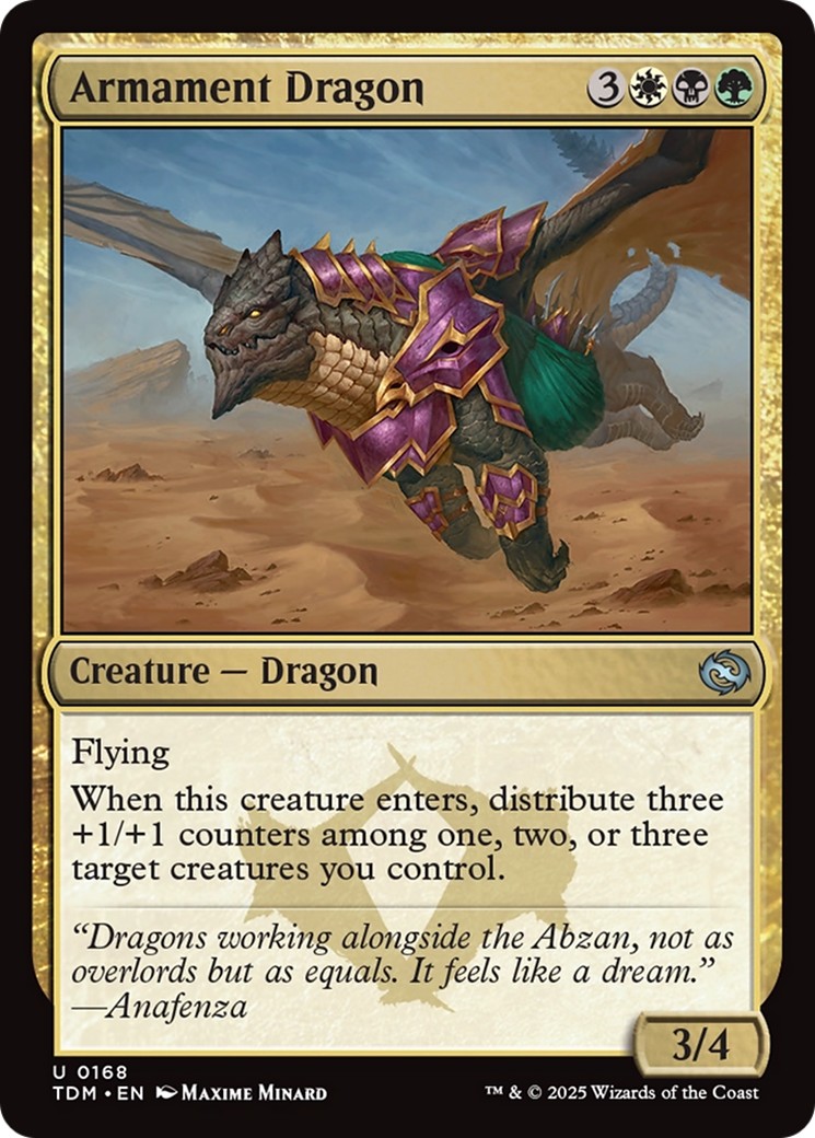 2025 Magic: The Gathering Tarkir: Dragonstorm 2025 Magic: The Gathering Tarkir: Dragonstorm #168 trading card