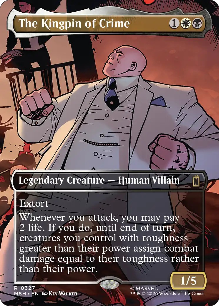 2026 Magic: The Gathering Marvel Super Heroes 2026 Magic: The Gathering Marvel Super Heroes #327 trading card