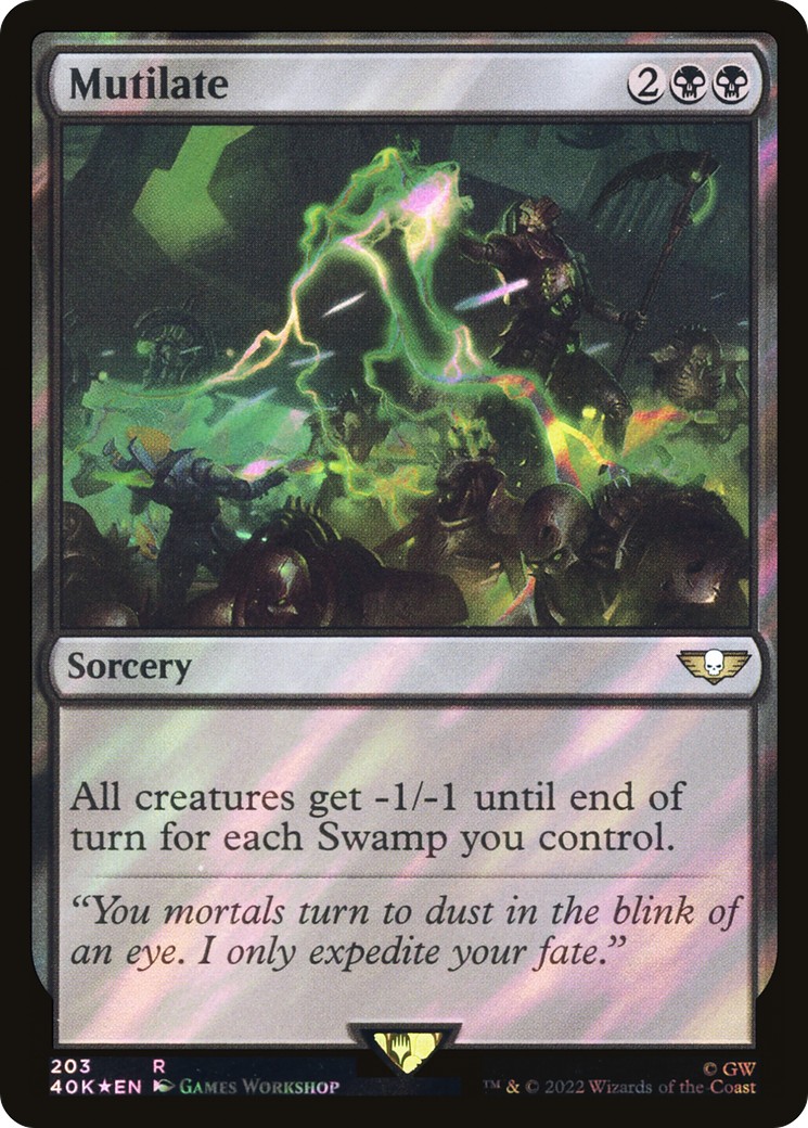 2022 Magic: The Gathering Warhammer 40,000 2022 Magic: The Gathering Warhammer 40,000 #203★ trading card