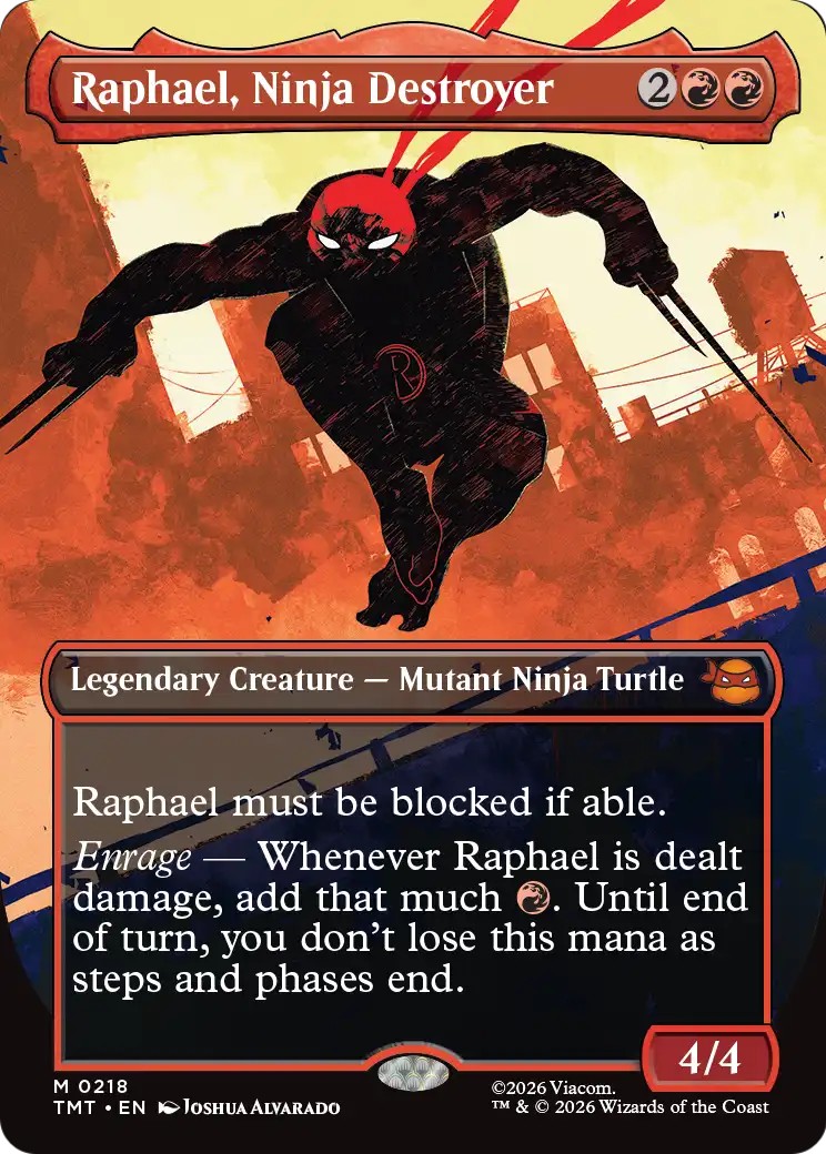 2026 Magic: The Gathering Teenage Mutant Ninja Turtles 2026 Magic: The Gathering Teenage Mutant Ninja Turtles #218 trading ca