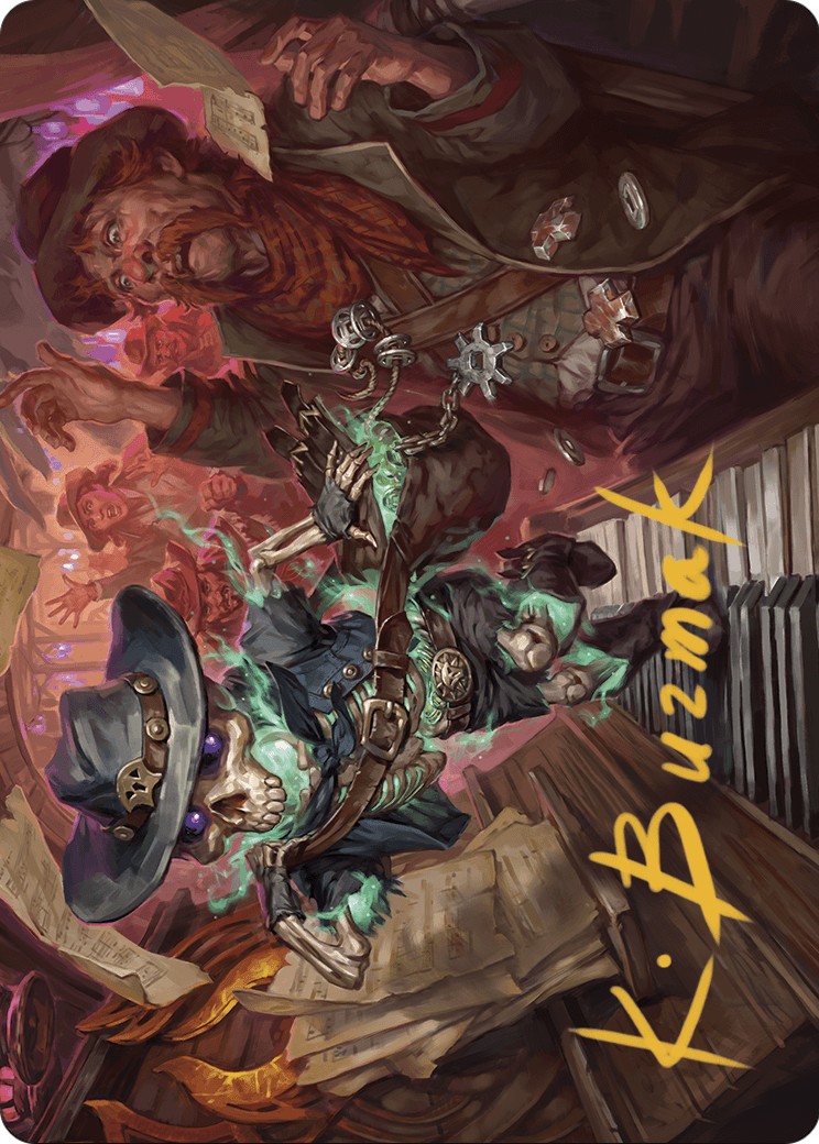 2024 Magic: The Gathering Outlaws of Thunder Junction Art Series Tinybones, the Pickpocket // Tinybones, the Pickpocket #10 t