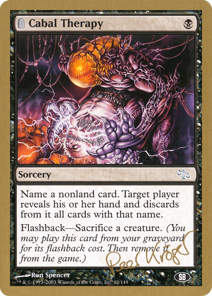 2003 Magic: The Gathering World Championship Decks 2003 Magic: The Gathering World Championship Decks #pk62sb trading card