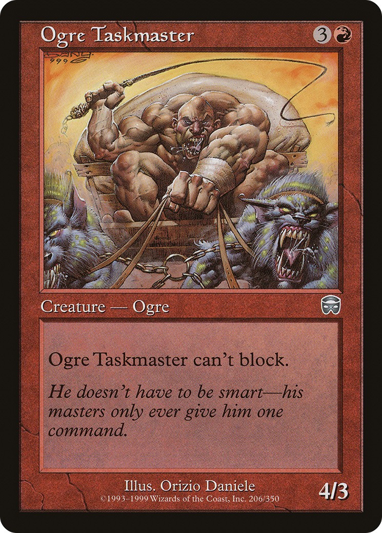 1999 Magic: The Gathering Mercadian Masques 1999 Magic: The Gathering Mercadian Masques #206 trading card