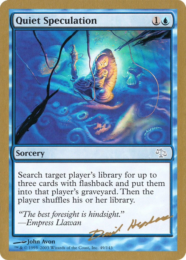 2003 Magic: The Gathering World Championship Decks 2003 Magic: The Gathering World Championship Decks #dh49 trading card