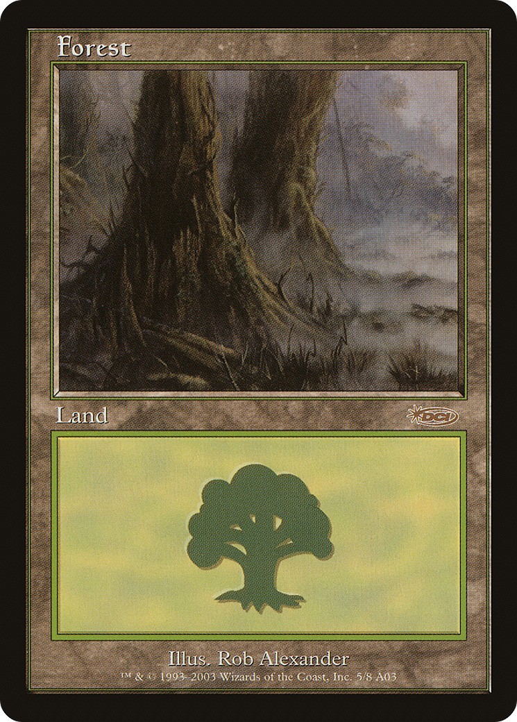 2003 Magic: The Gathering Arena League Forest #5 trading card