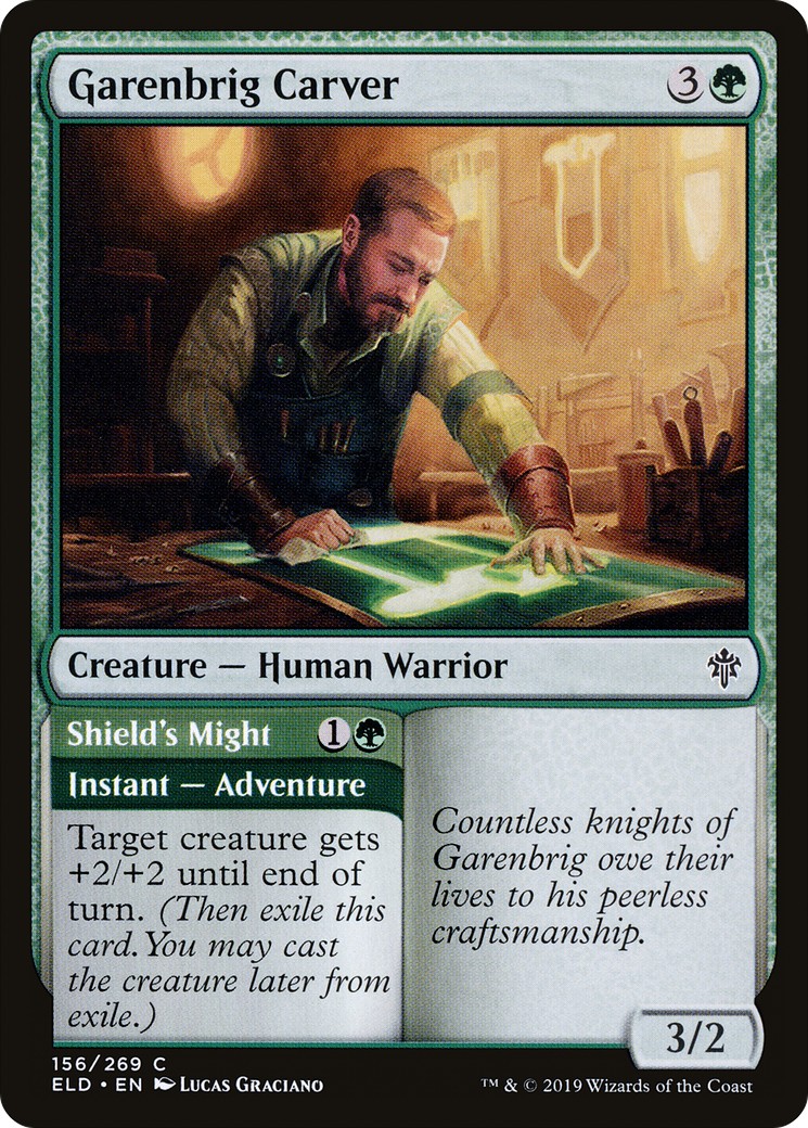 2019 Magic: The Gathering Throne of Eldraine 2019 Magic: The Gathering Throne of Eldraine #156 trading card