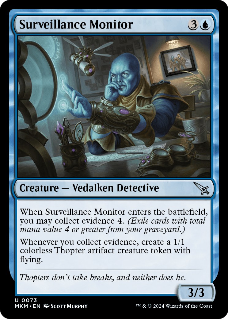 2024 Magic: The Gathering Murders at Karlov Manor 2024 Magic: The Gathering Murders at Karlov Manor #73† trading card