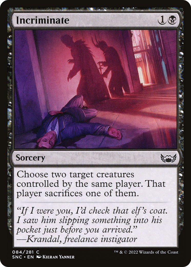 2022 Magic: The Gathering Streets of New Capenna 2022 Magic: The Gathering Streets of New Capenna #84 trading card