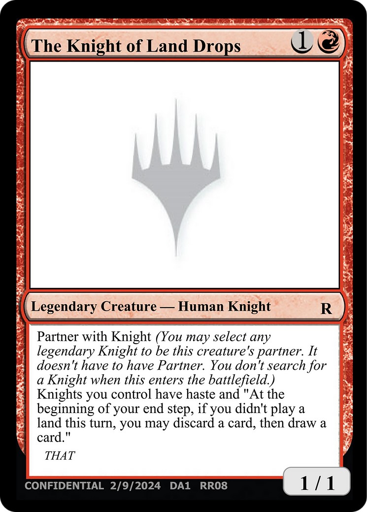 The Knight of Land Drops - Image 1