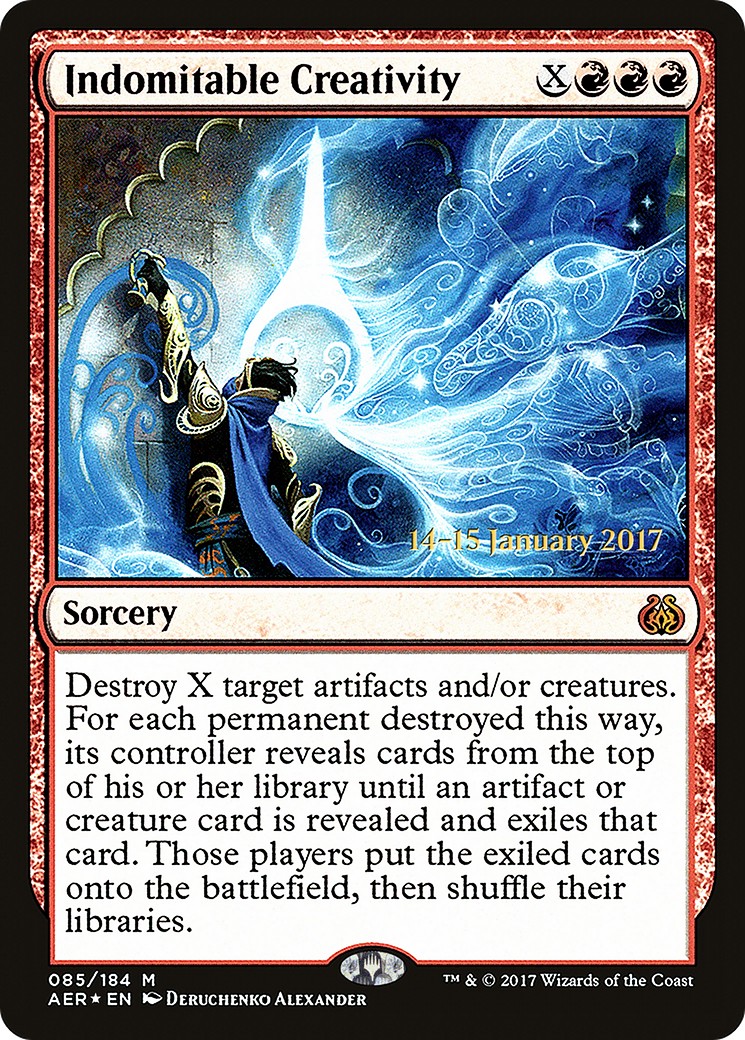 2017 Magic: The Gathering Aether Revolt Promos 2017 Magic: The Gathering Aether Revolt Promos #85s trading card