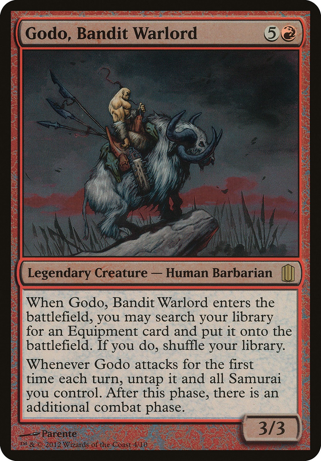 2012 Magic: The Gathering Commander's Arsenal Oversized 2012 Magic: The Gathering Commander's Arsenal Oversized #4 trading ca