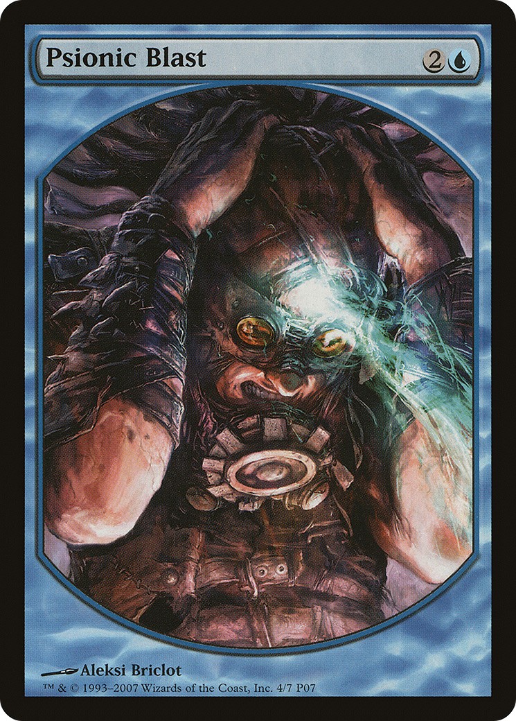 2007 Magic: The Gathering Magic Player Rewards Psionic Blast #4 trading card