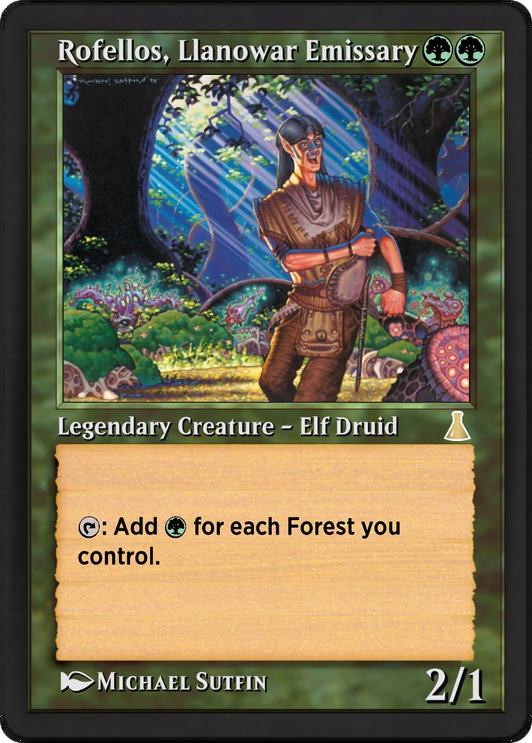 Rofellos, Llanowar Emissary - Image 1