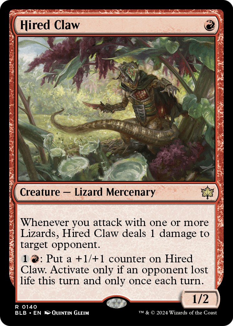 2024 Magic: The Gathering Bloomburrow 2024 Magic: The Gathering Bloomburrow #140 trading card