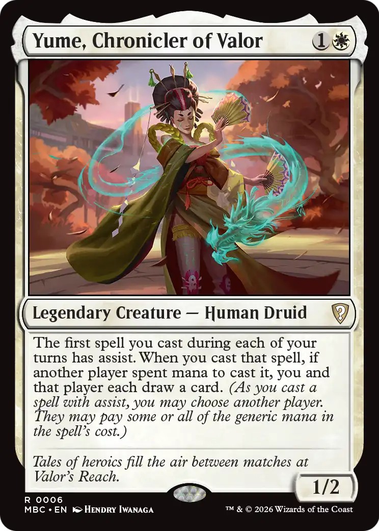 Yume, Chronicler of Valor (Rare · Normal)
