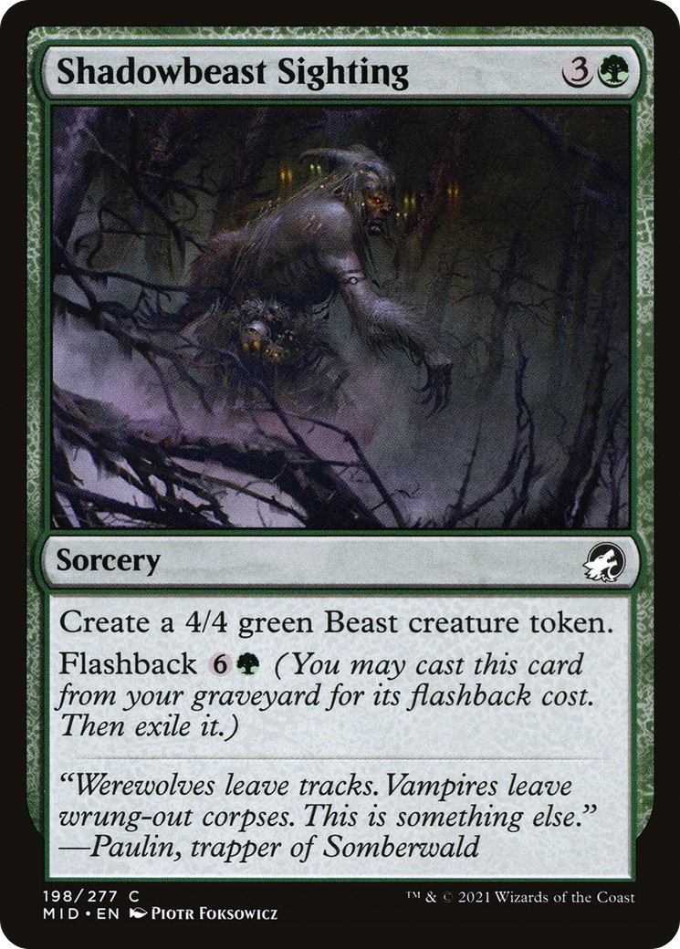 2021 Magic: The Gathering Innistrad: Midnight Hunt 2021 Magic: The Gathering Innistrad: Midnight Hunt #198 trading card
